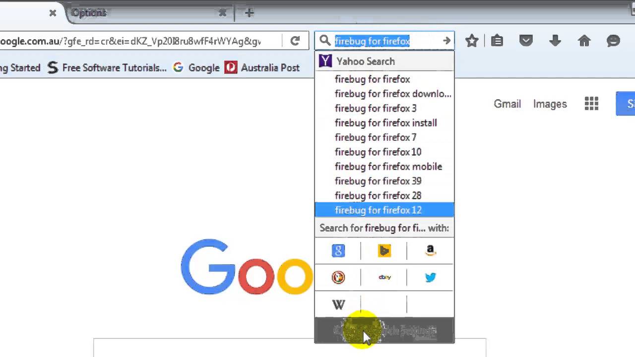How to get rid of Bing in Firefox