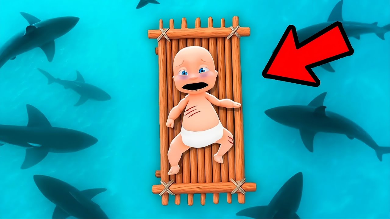 Baby LOST at SEA In Roblox?!