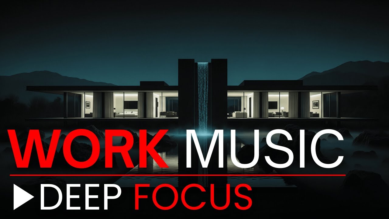 Deep Focus Music ⚡ Stress Relief Work Beats for Productivity & Flow