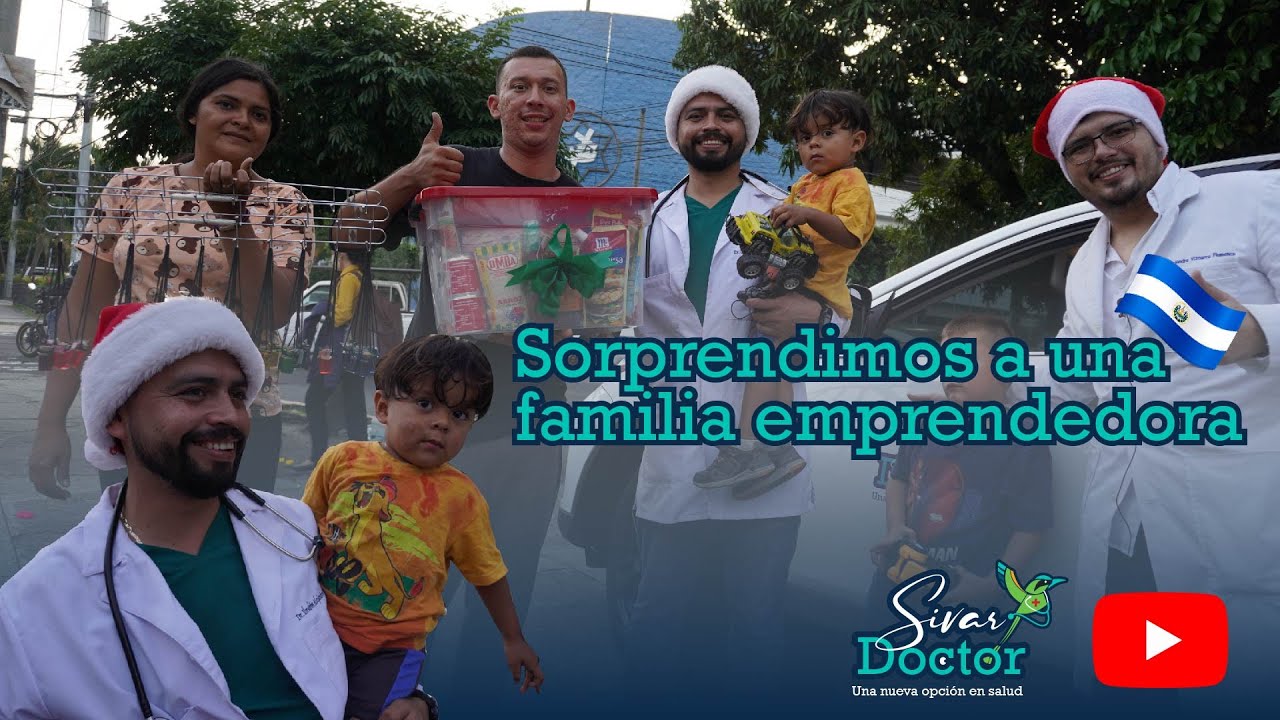 Sorprendimos a esta familia salvadoreña emprendedora 💙🇸🇻👨🏻‍⚕️