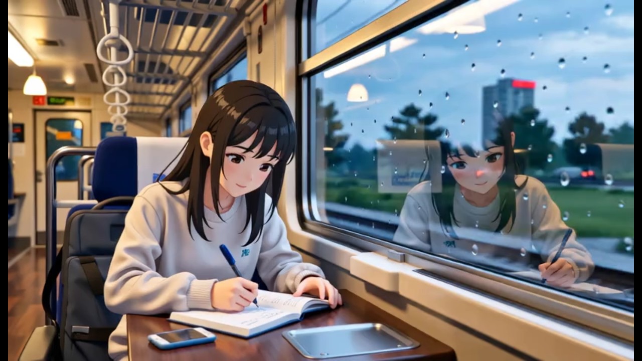 Lo-Fi Study on a Quiet Train | 30 Minutes of Calm Focus