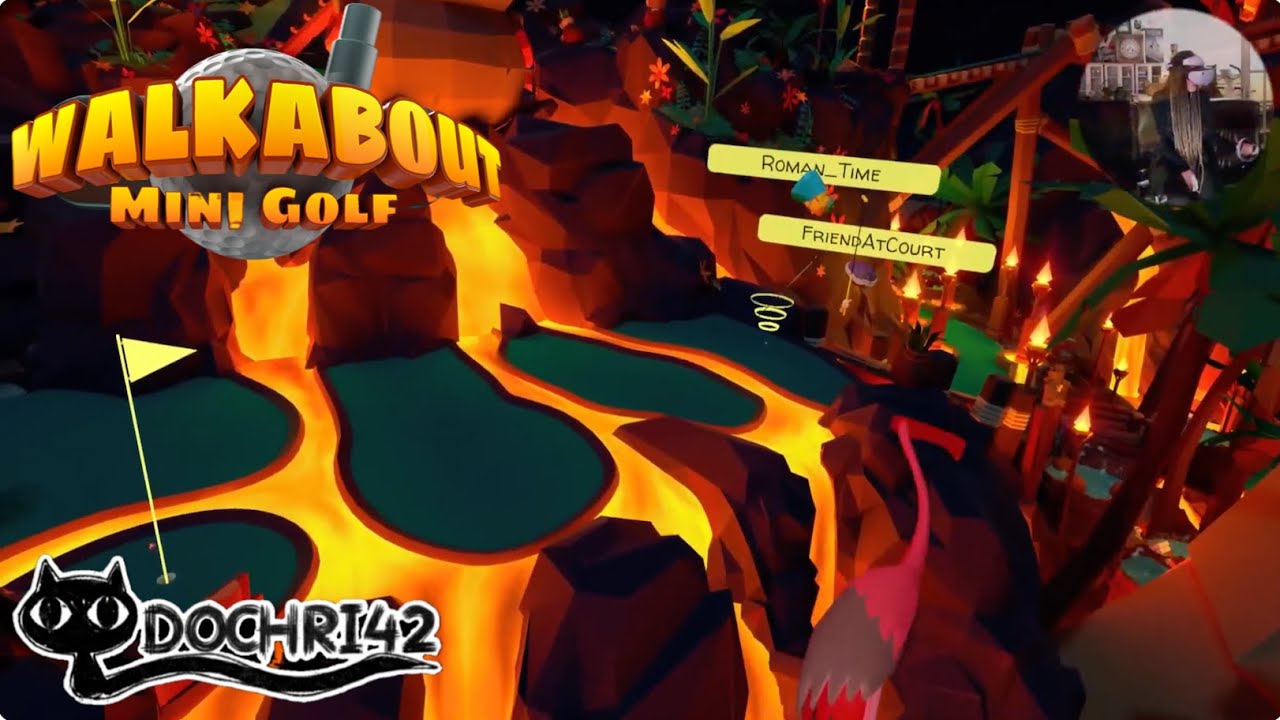 Walkabout Mini Golf Tiki á Coco with FriendAtCourt and @Romanplaystation January 15th 2026