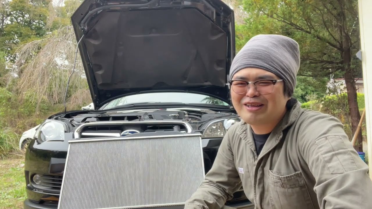 BPレガシィ 3.0Rラジエーター交換 冷却系リフレッシュ【総集編】