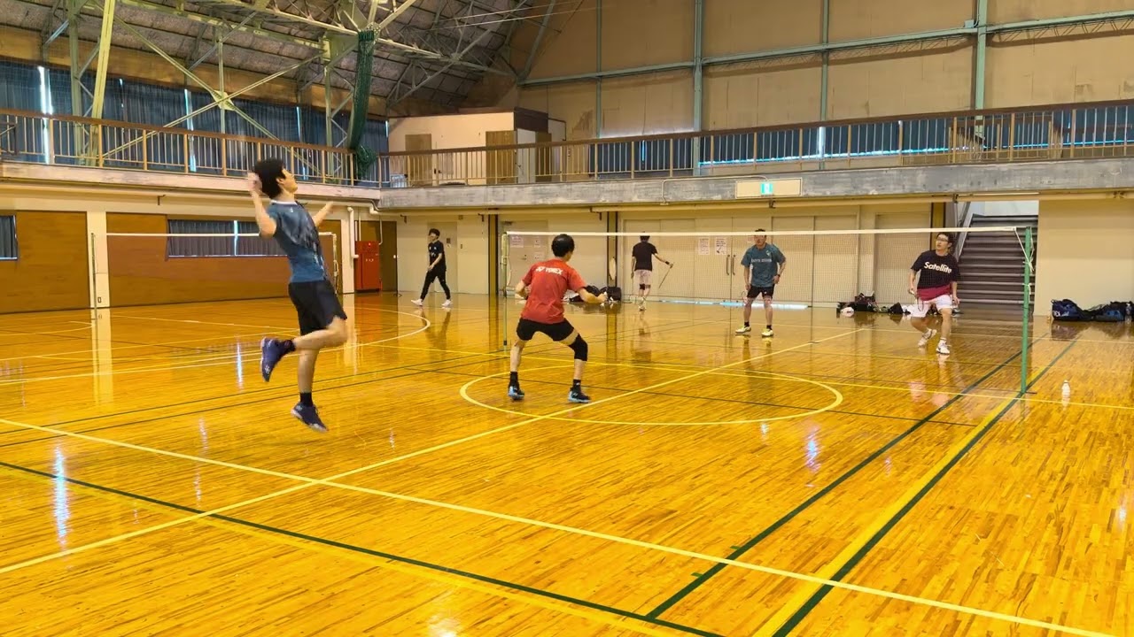 全員新津関係　バドミントン対決　師弟ペア🆚チーム東青山