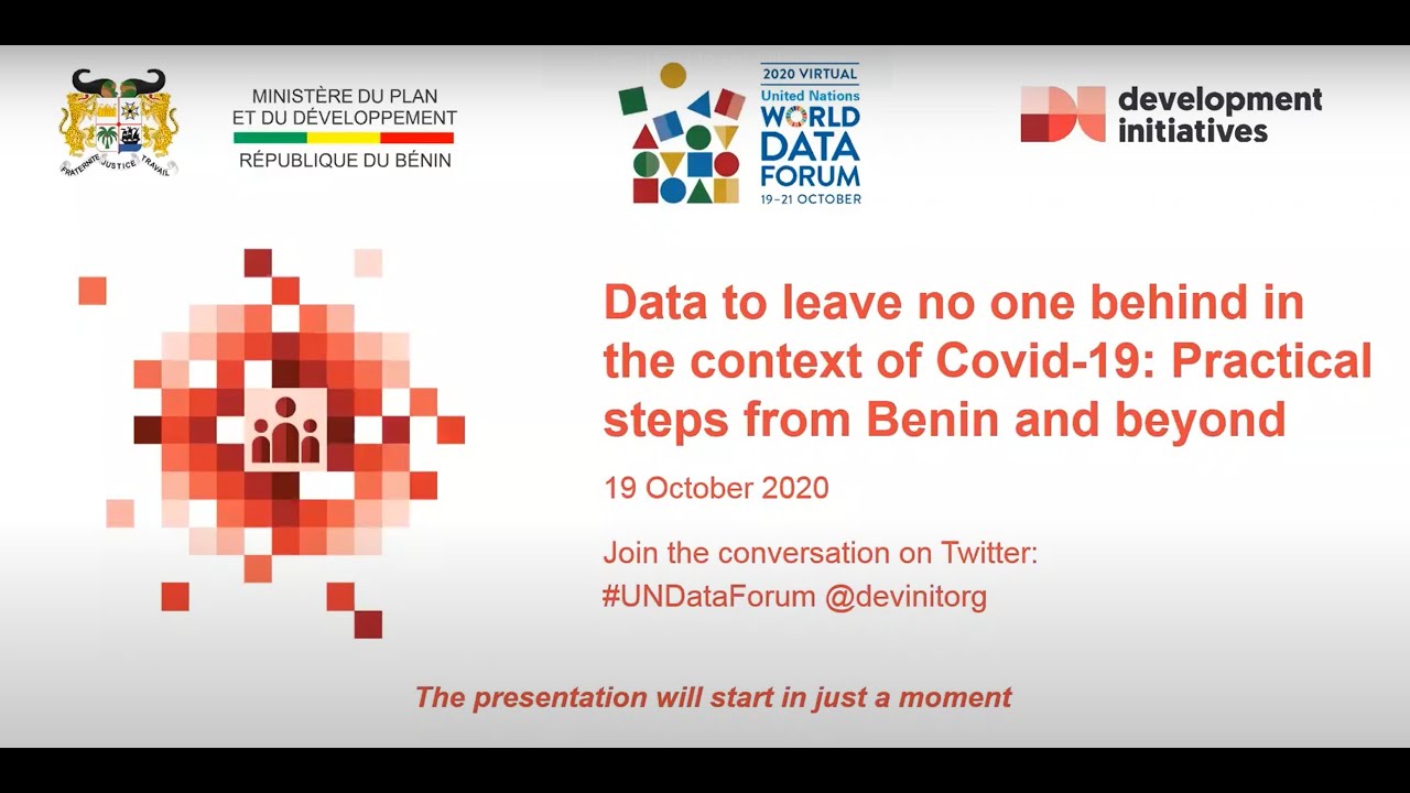 Data to leave no one behind in the context of Covid-19: Practical steps from Benin and beyond