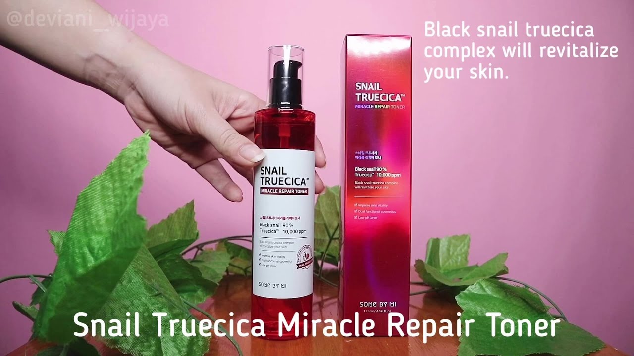 [HOW TO] Snail Truecica Miracle Toner by SOMEBYMI