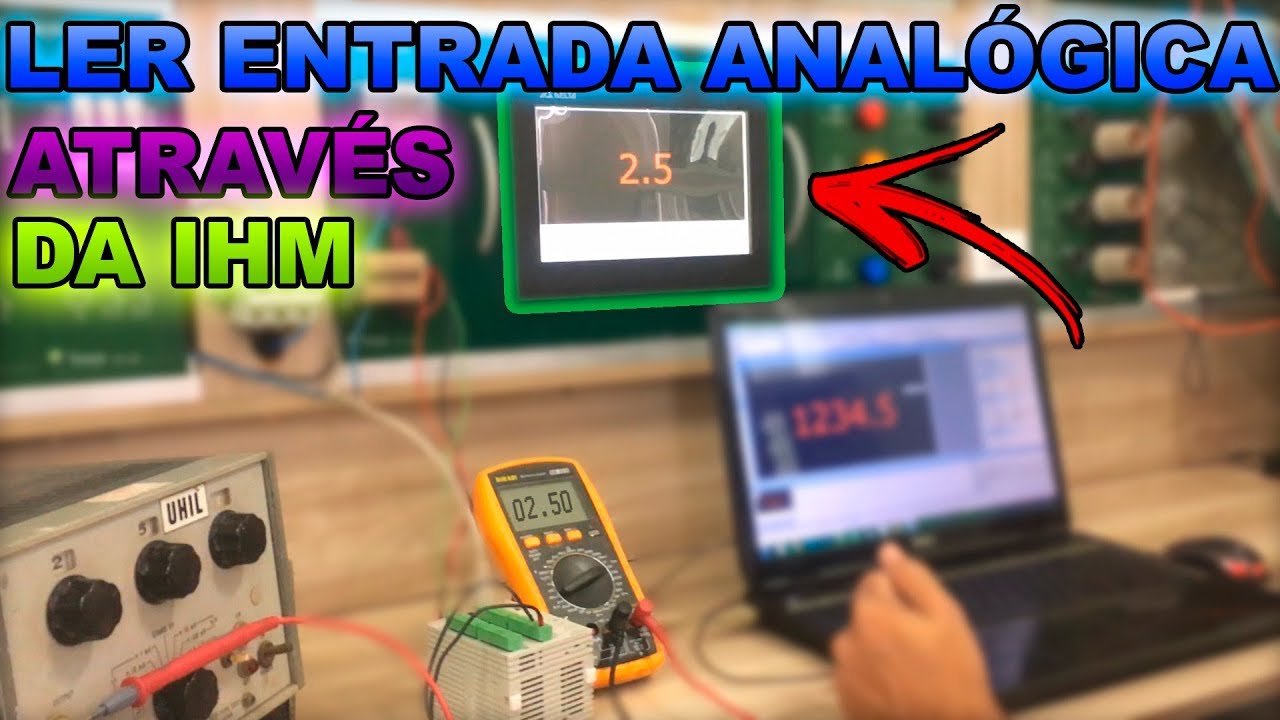 Como Ler Entrada Analógica do CLP Através da IHM