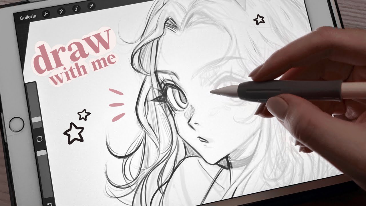 draw with me ♡ real time sketching session ✦ [chill ambience]