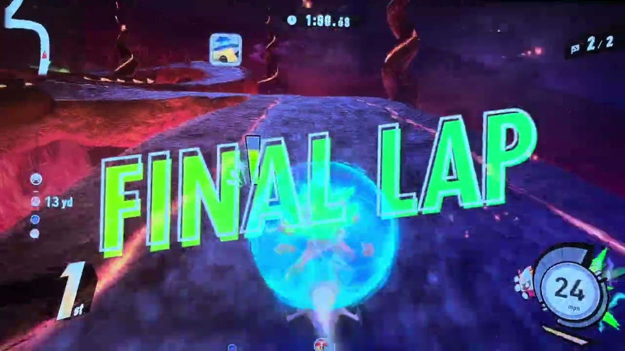 Kirby Air Riders: Air Ride Magma Flows (Taranza and Jet Star)