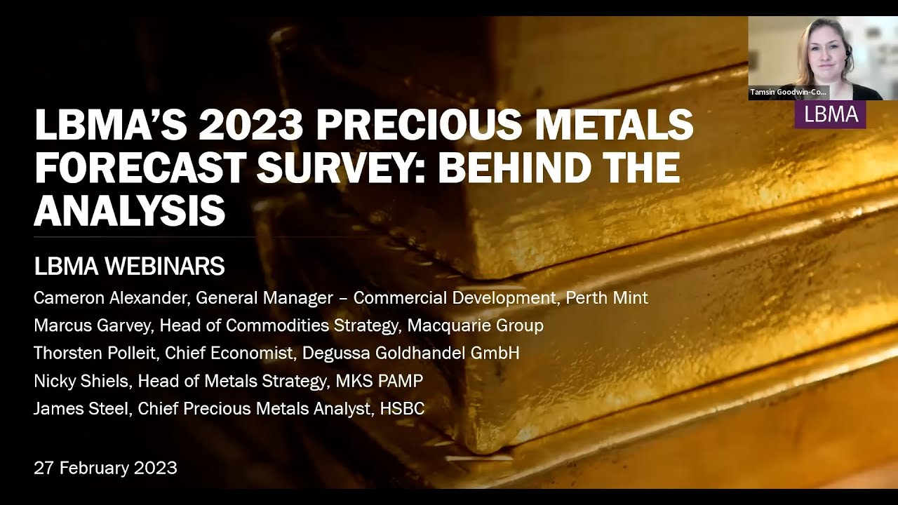 LBMA's 2023 Precious Metals Forecast Survey: Behind the Analysis