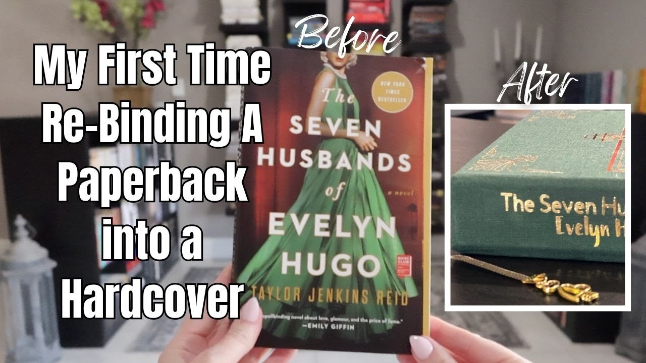 My First Time Re-Binding a Thrift Store Paperback into a Custom Hardcover Book