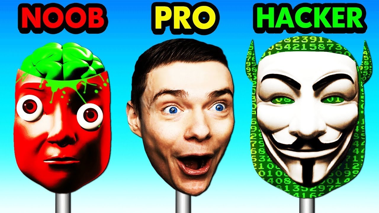 Esculpidos NOOB vs PRO vs HACKER