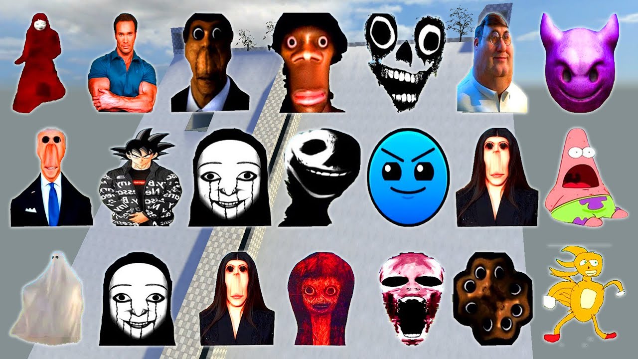 Too Much Nextbot And Nicos Nextbots In Snowslide! Garry's Mod