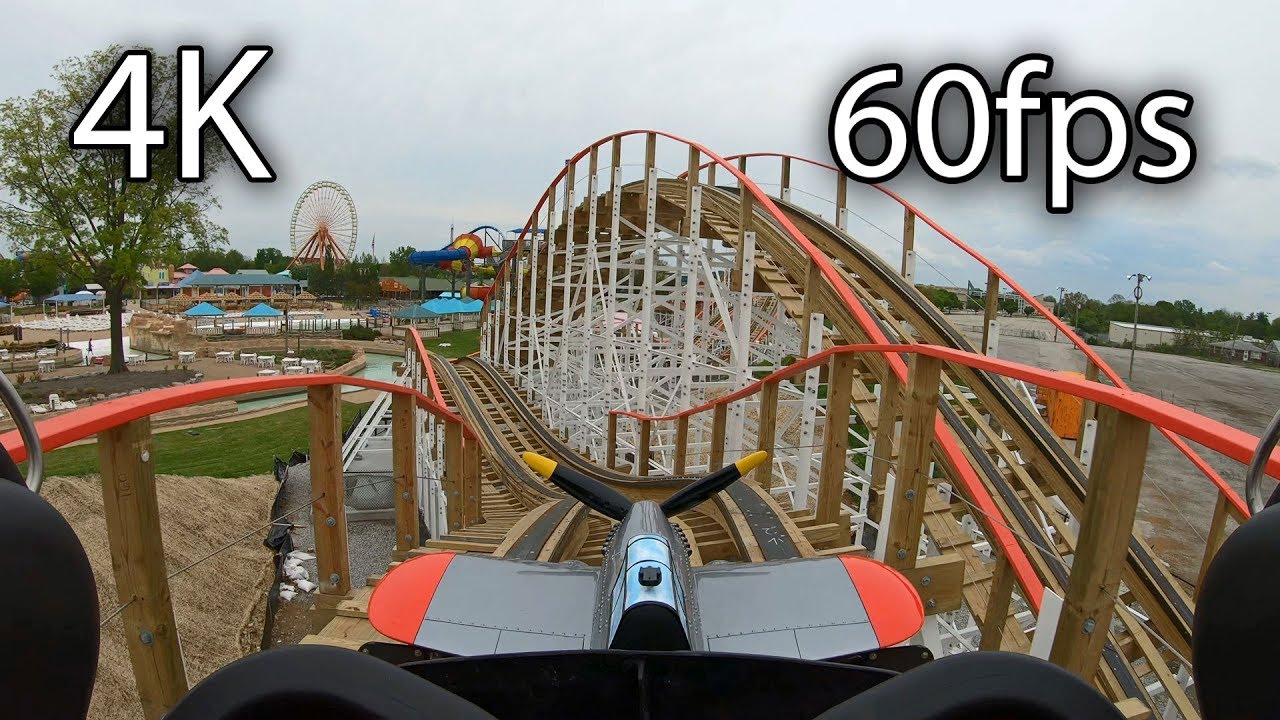 Kentucky Flyer front seat on-ride 4K POV @60fps Kentucky Kingdom