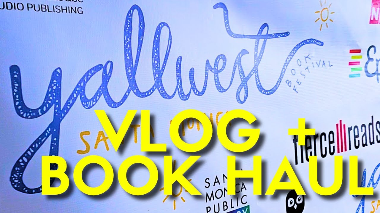 YALLWEST 2024 Vlog+ Book Haul | Santa Monica, CA | Yes, I broke another suitcase [Bookish Fun]
