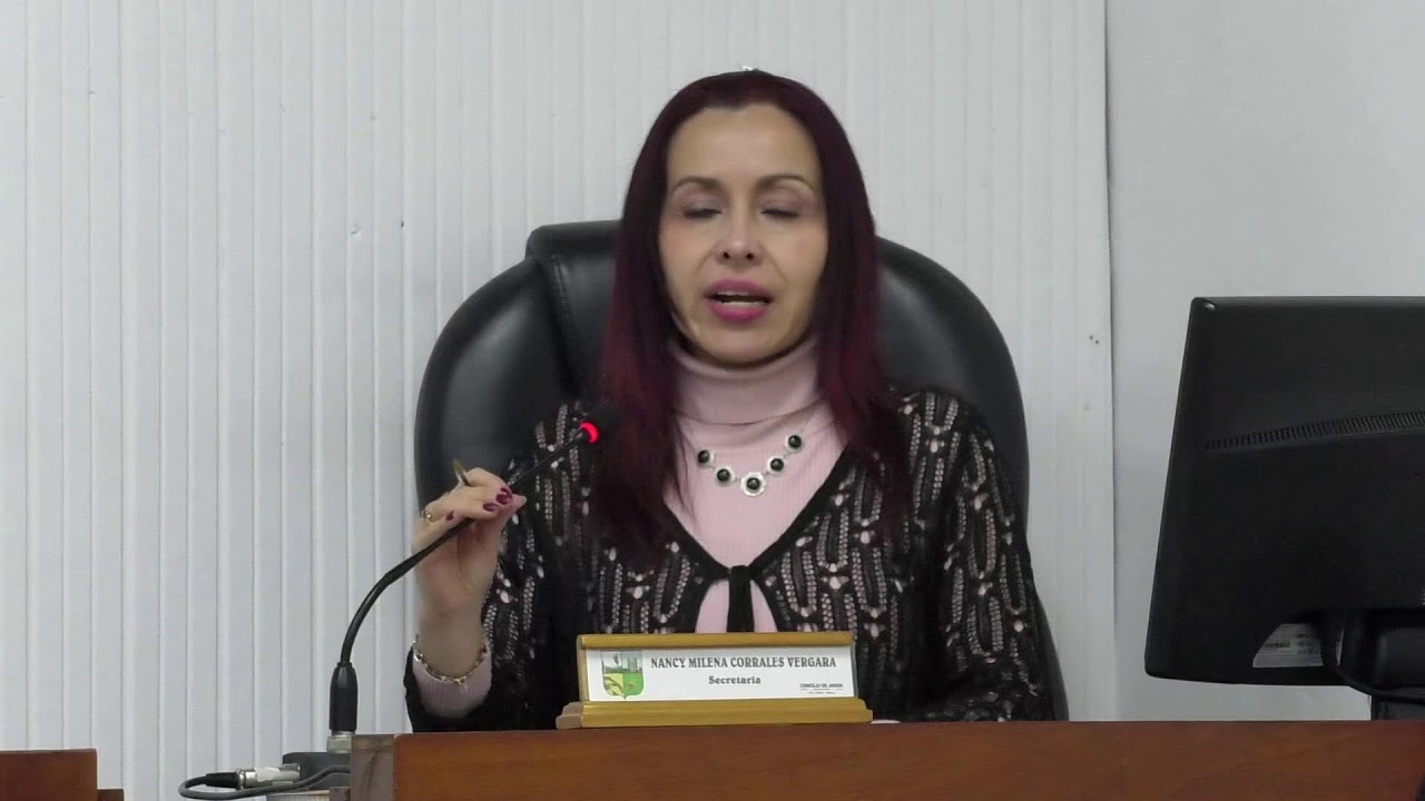DÉCIMO PRIMERA SESIÓN DEL CUARTO PERIODO DEL CONCEJO MUNICIPAL DE JARDÍN