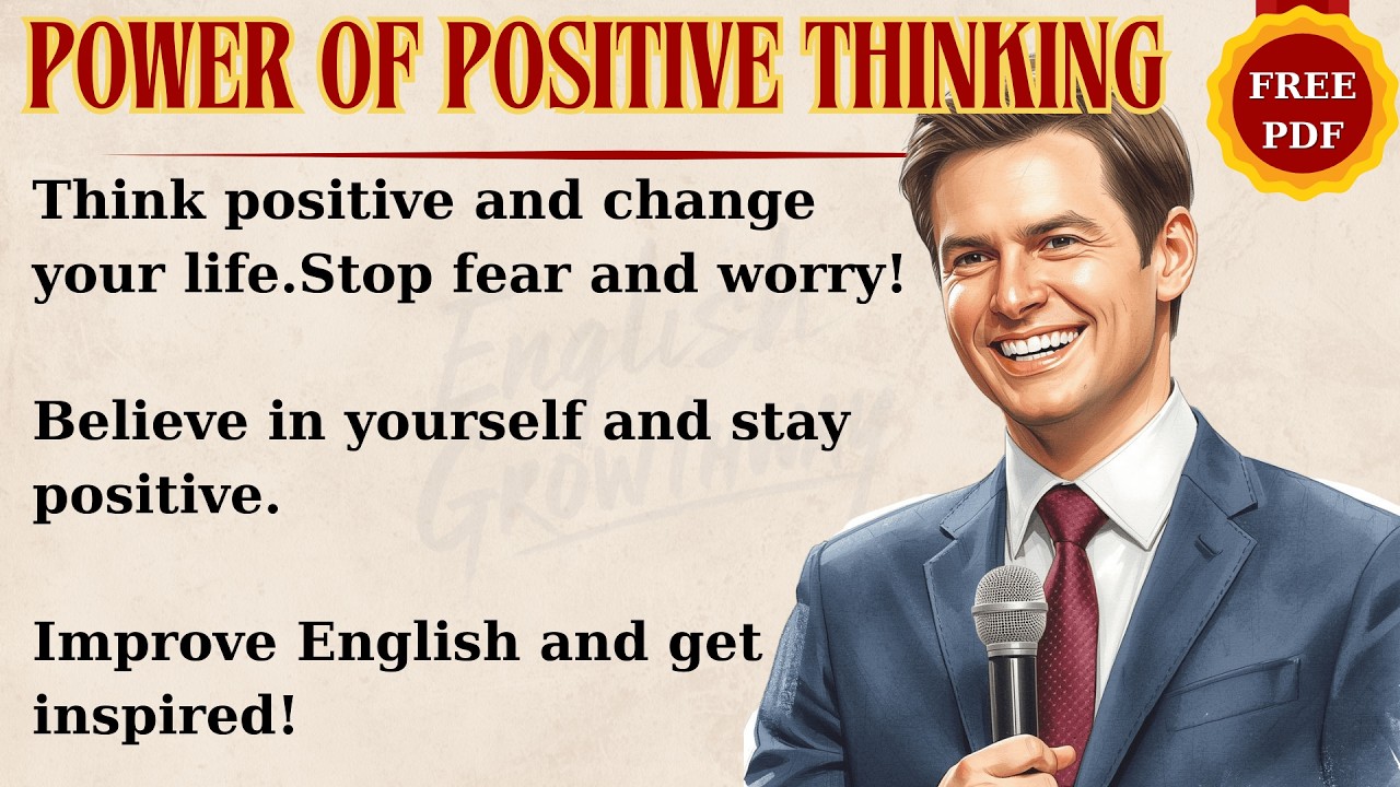 Positive Thinking Secrets and Power | Learn English Through Book Summary | Listening Practice