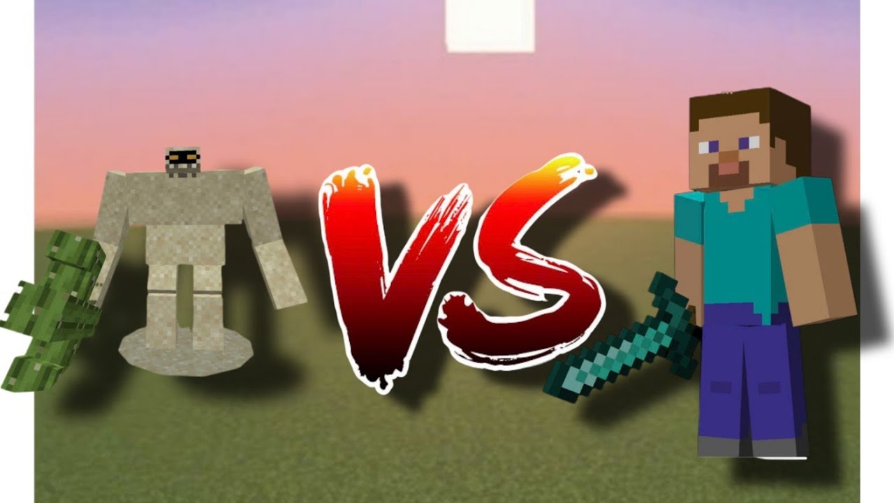 Sand giant by@Terumobbattle   vs me Minecraft bedrock
