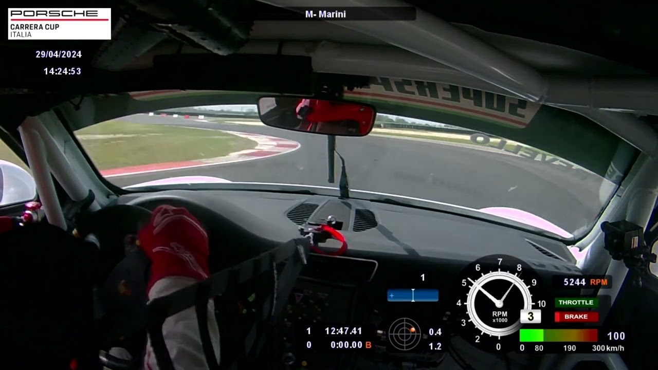 TEST 991 GT3 Cup - Tazio Nuvolari 5260 AIM Cam Personal Bes Lap