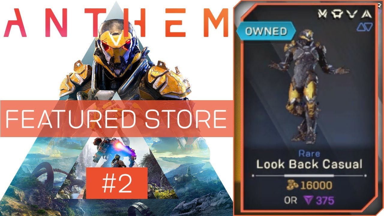 6 NEW items | Emote demo | idk, Fly Casual | Featured Store #2 | Anthem