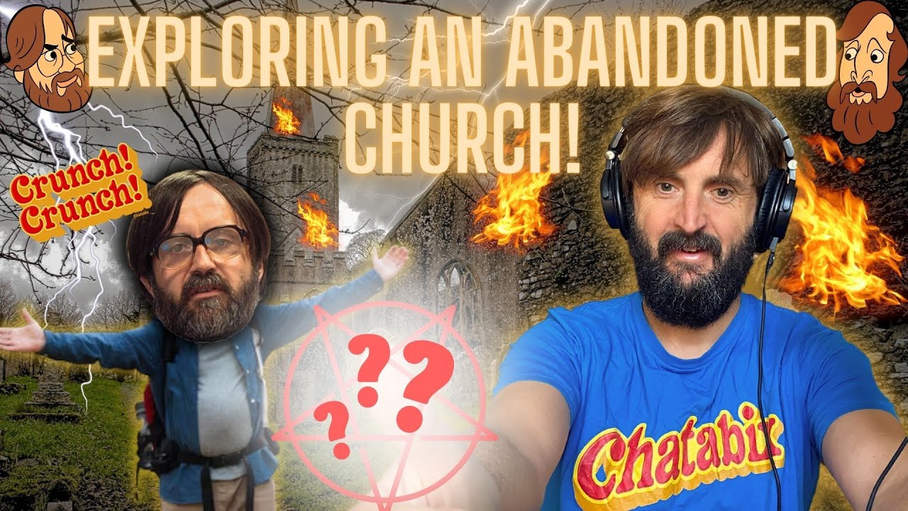David EXPLORES An ABANDONED (BURNED DOWN) CHURCH?!