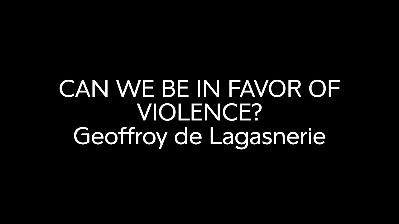 Symposium ON VIOLENCE: Geoffroy de Lagasnerie &ndash; MUSEUM MMK F&Uuml;R MODERNE KUNST