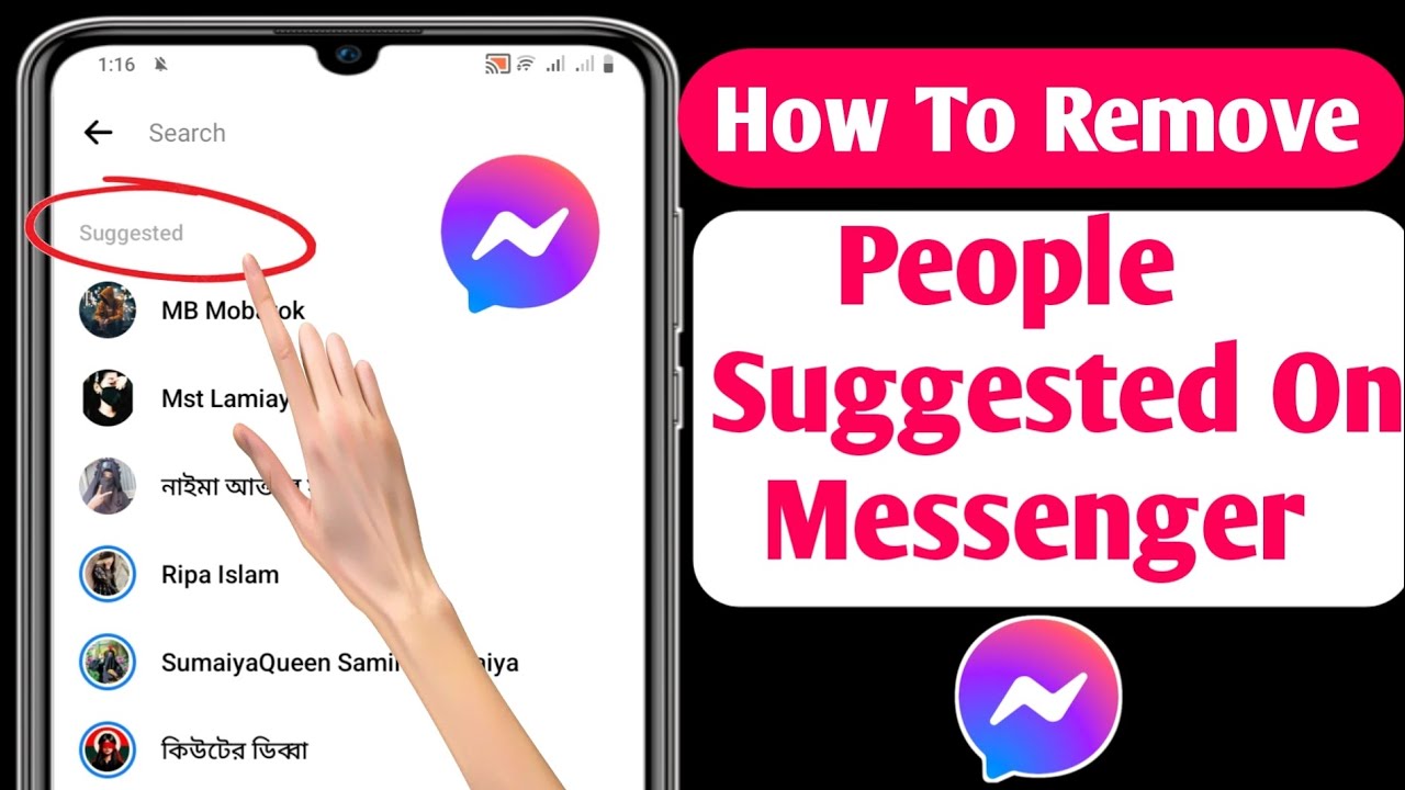 How to Remove Suggested People on Messenger (2024)