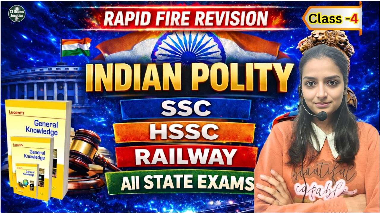 #lucentgk  || INDIAN POLITY - भारतीय राजनीति || CLASS - 4 BY SONU MA' AM