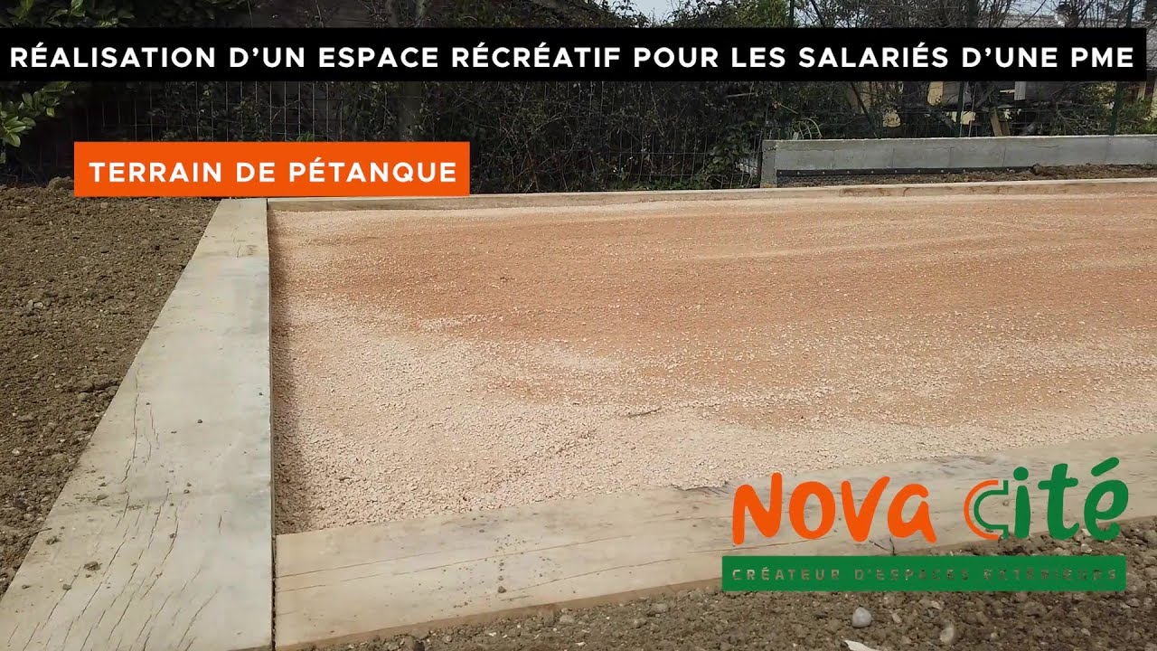 Comment faire un terrain de pétanque ?