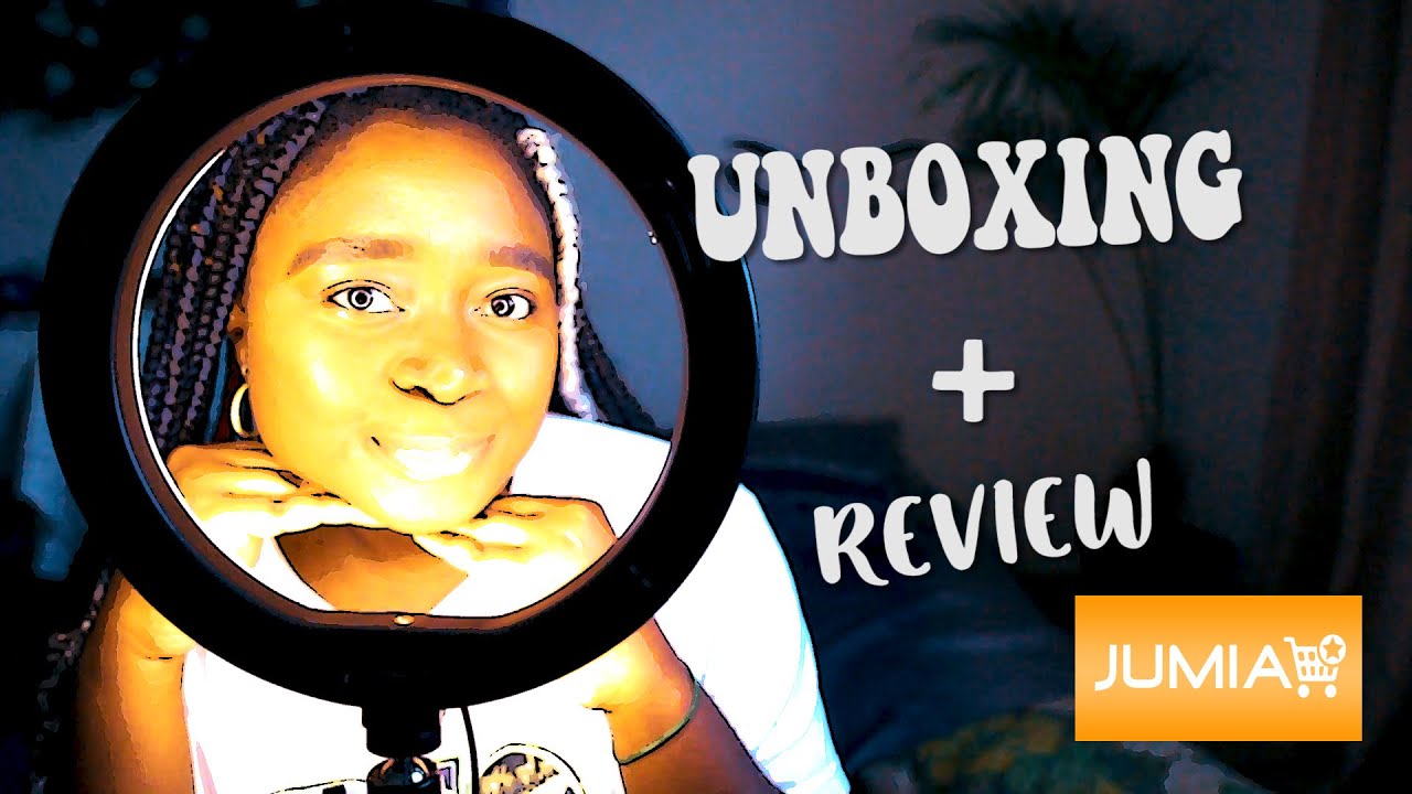 AFFORDABLE 10 INCH RING LIGHT UNBOXING + REVIEW (Jumia)