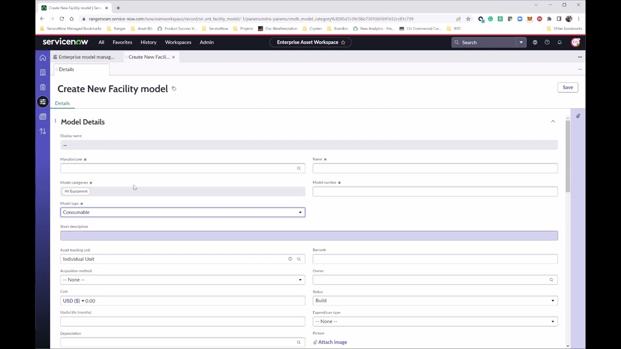 How To &ndash; Enterprise Asset Management (EAM) Model Types