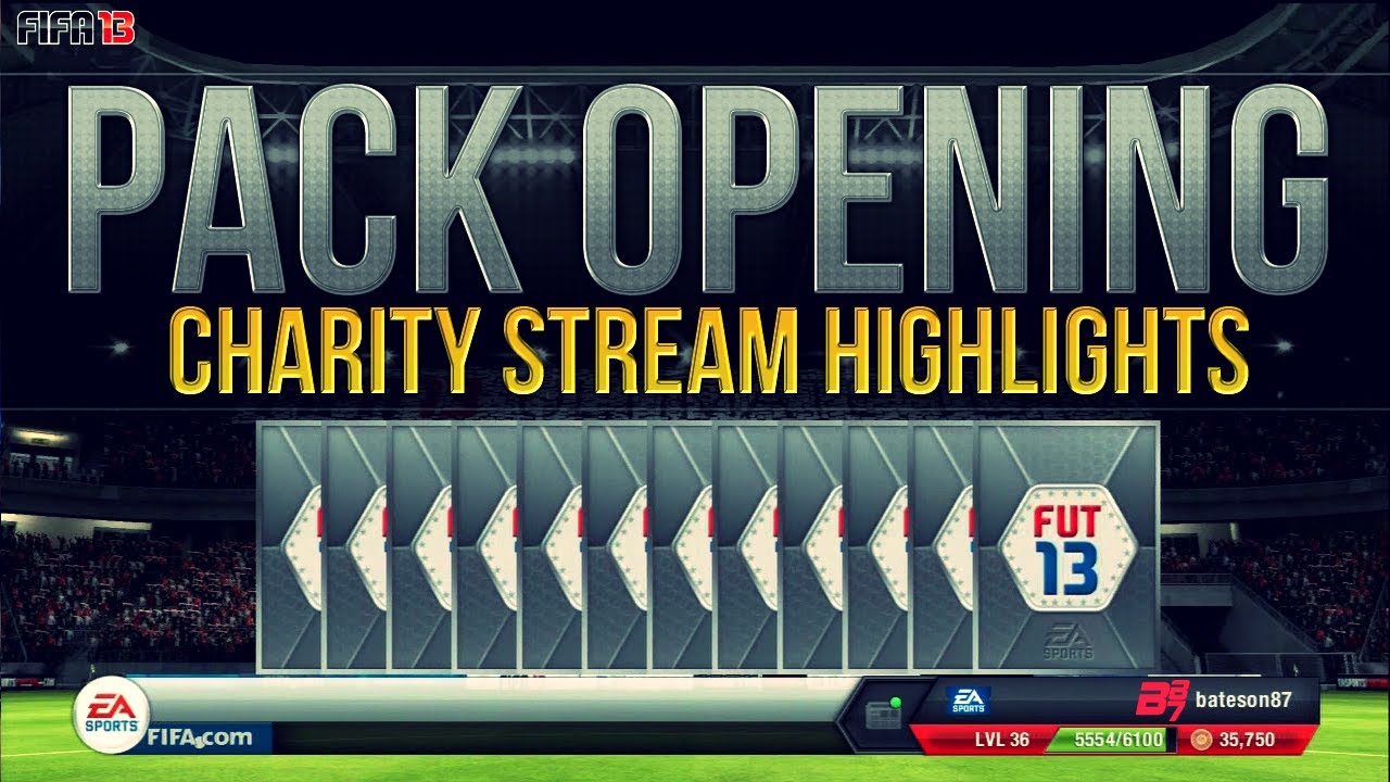 FUT13 | Pack Opening | #FCGiving Stream Pack Highlights ft TOTW Players