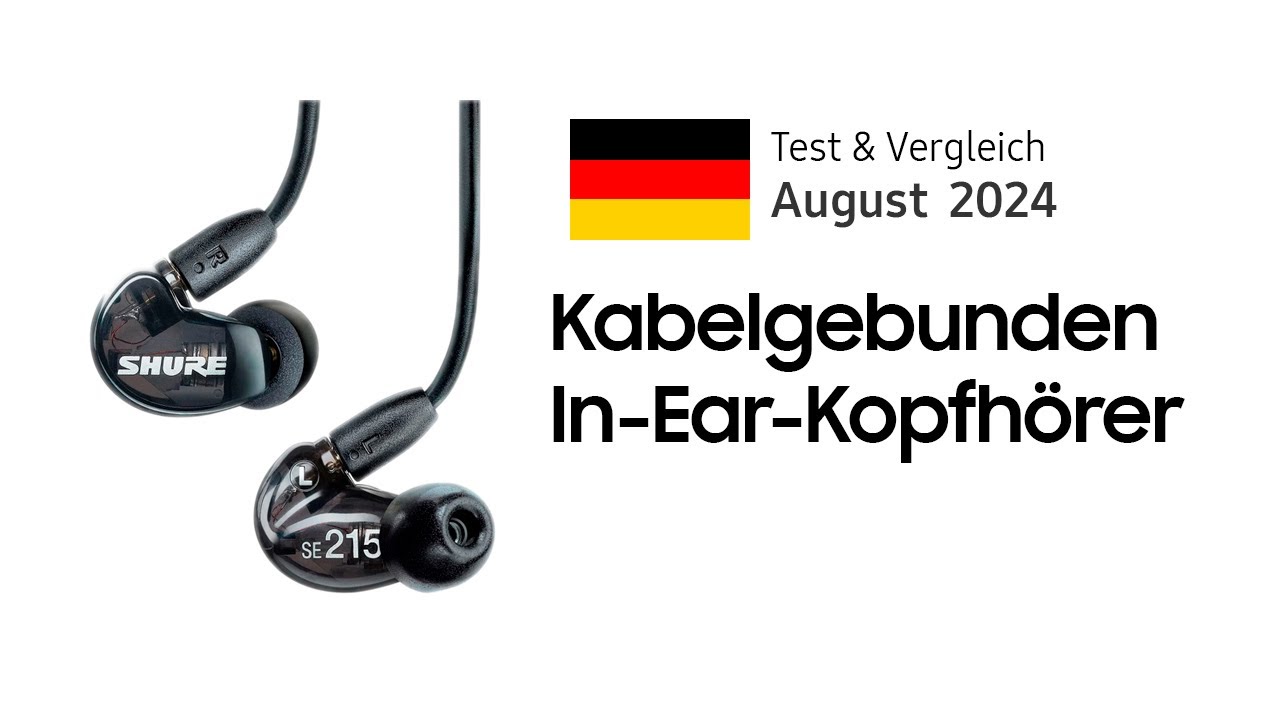 TOP–7. Die besten Kabelgebunden In-Ear-Kopfhörer. Test & Vergleich 2024 | Deutsch