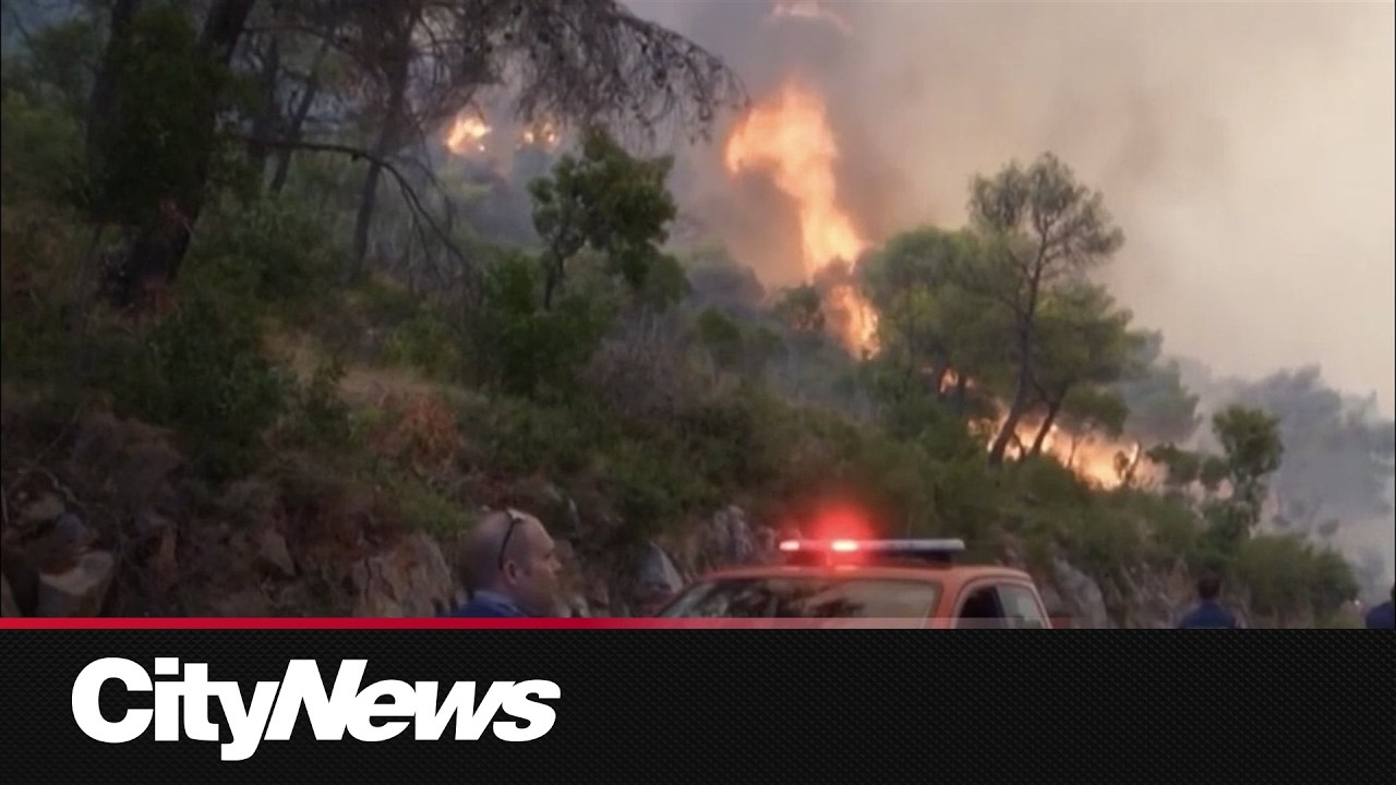 Two killed after firefighting helicopters collide near Athens