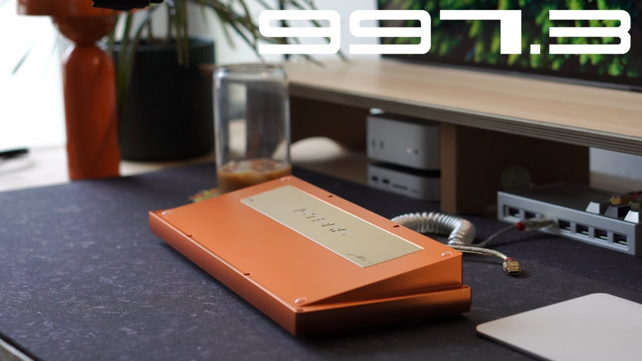 997.3 Porsche Keyboard by DN | Blood Orange | MX Clears | PC