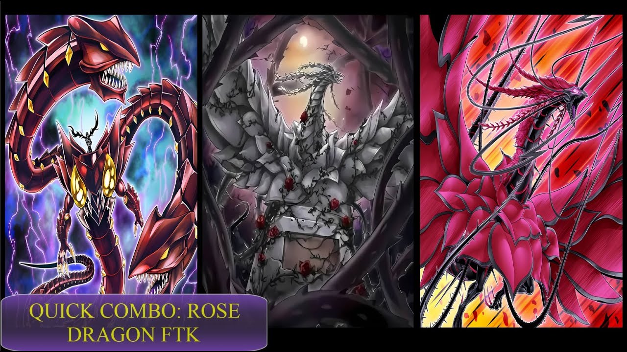 BLACK ROSE DRAGON FTK🔥🔥 1 CARD COMBO 🔥🔥 ROSE DRAGON DECK 2025