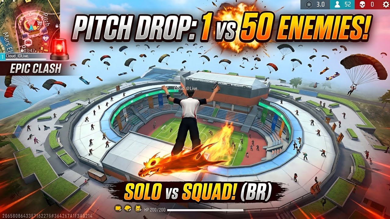 New PITCH Event Takeover: 1 vs 50 Enemies Impossible Challenge! 🔥