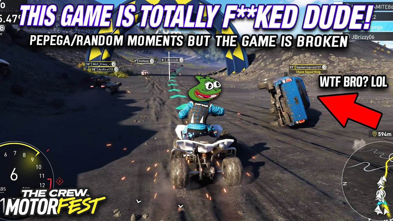 The Crew Motorfest Pepega/Случайные моменты, но игра сломана - Смешные моменты The Crew Motorfest