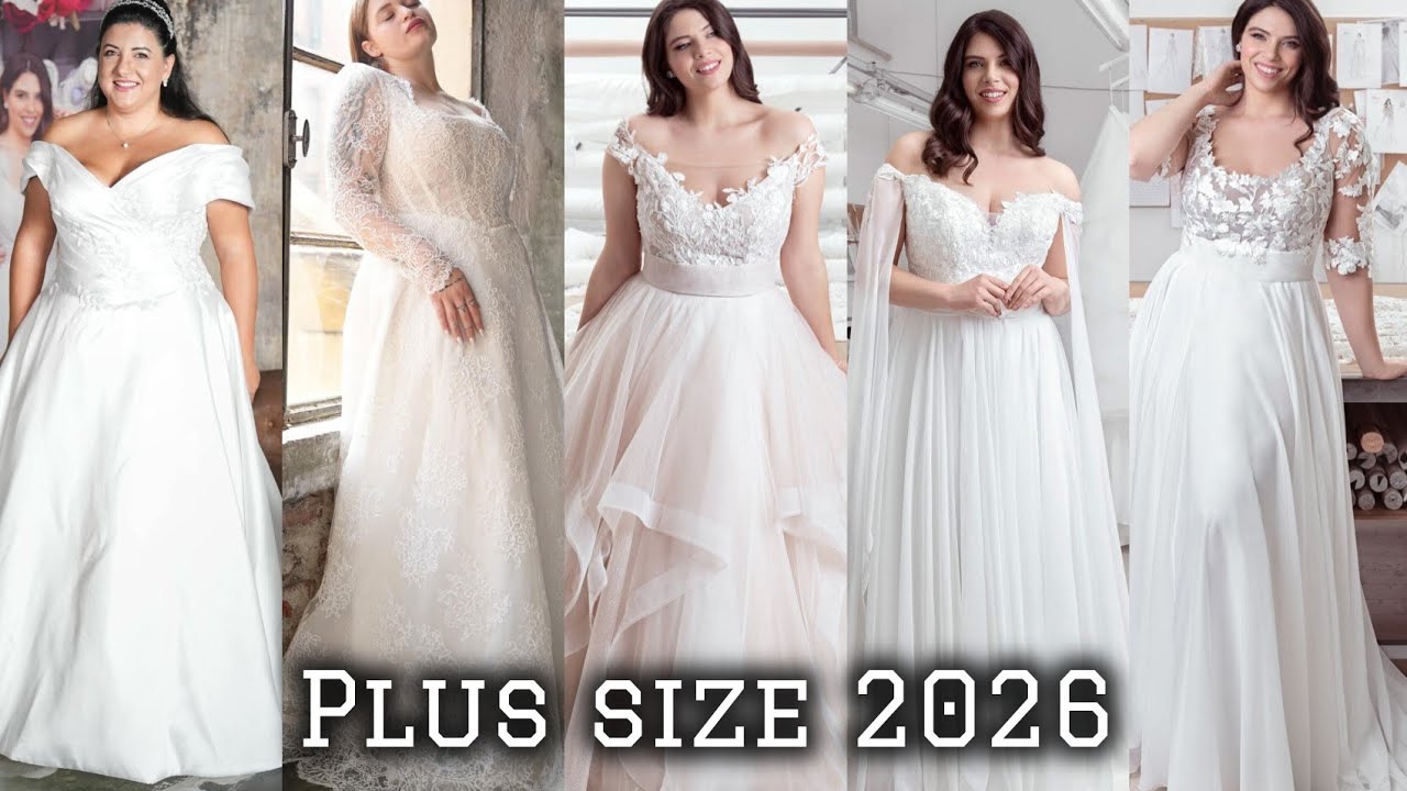 BEAUTIFUL ROMANTIC PLUS SIZE WEDDING DRESSES 2026