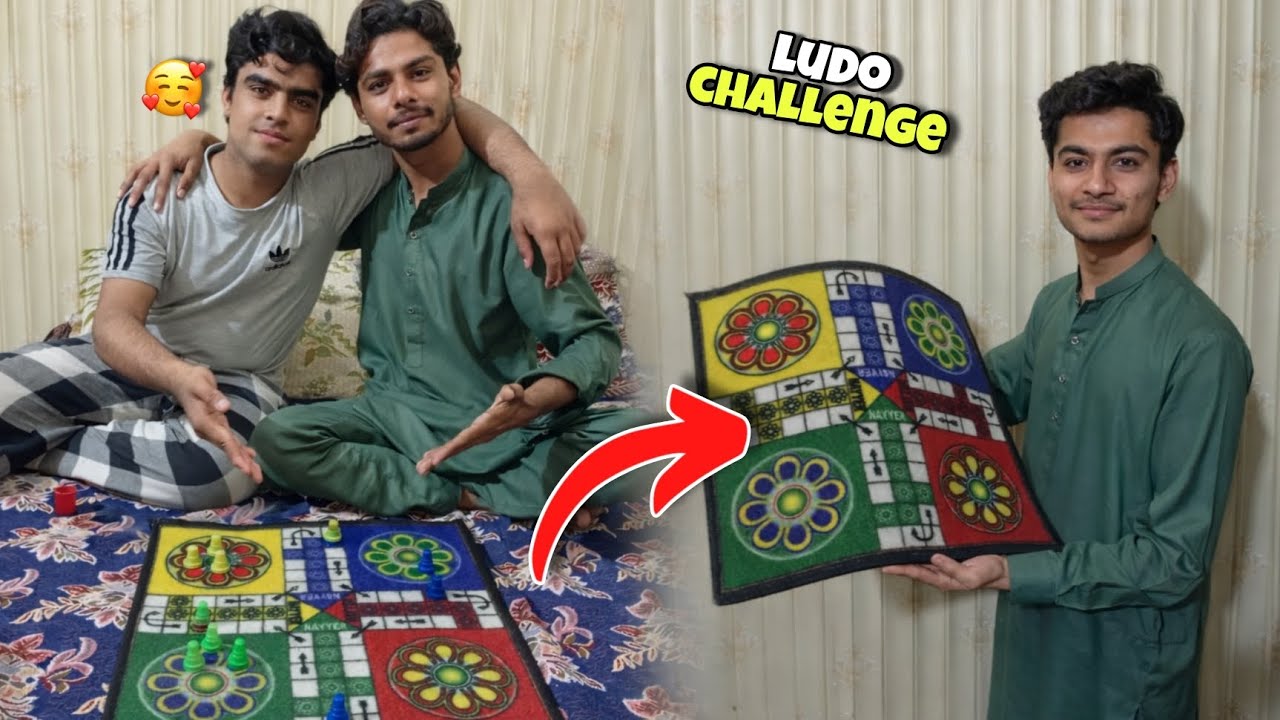 Ludo challenge with brothers😃😃