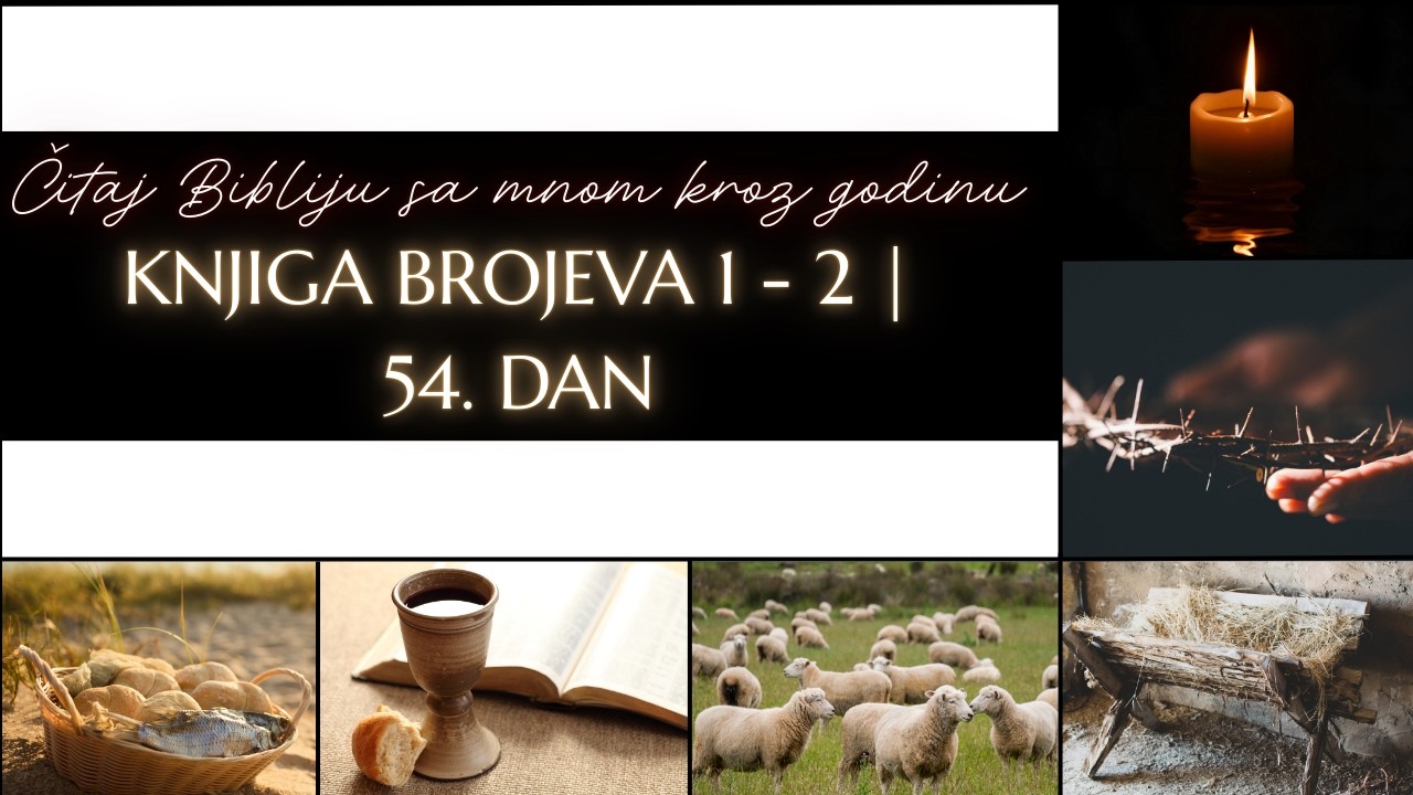 Knjiga Brojeva 1 - 2 | 54. Dan | Čitaj Bibliju sa mnom kroz godinu | Istina, s ljubavlju