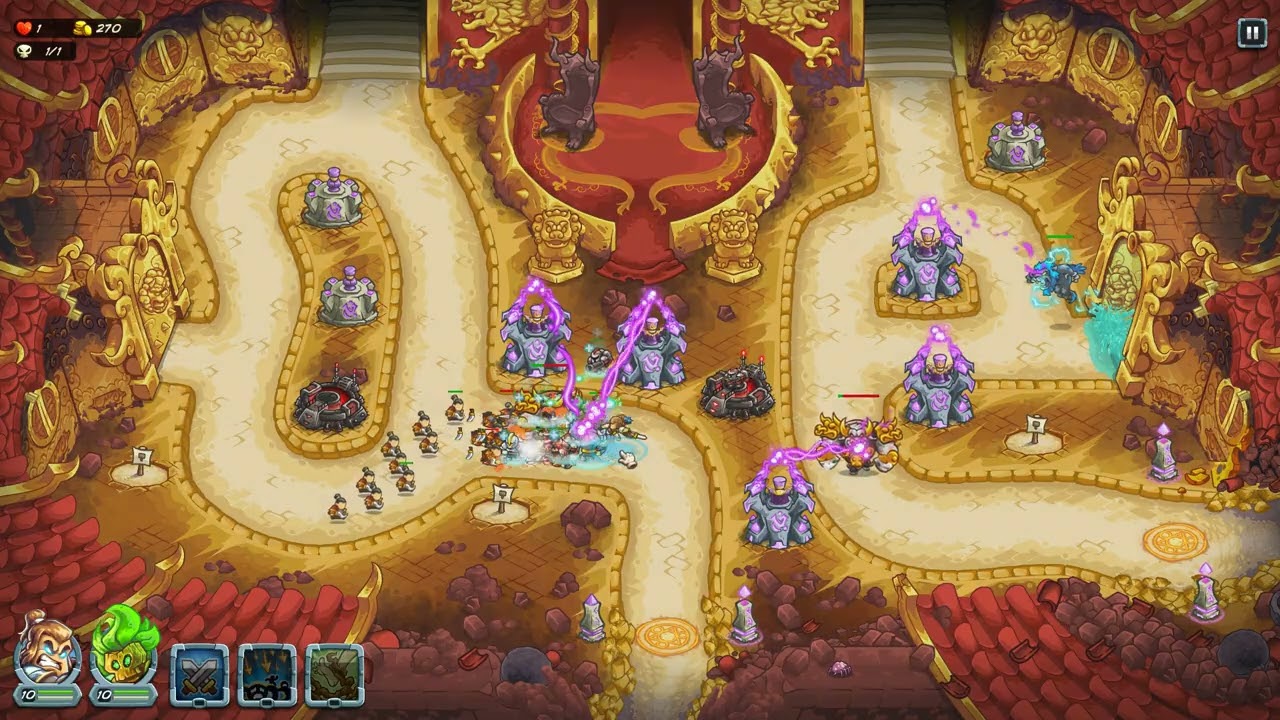 Kingdom Rush Alliance THE DEMON KING STRONGHOLD [impossible] [iron]
