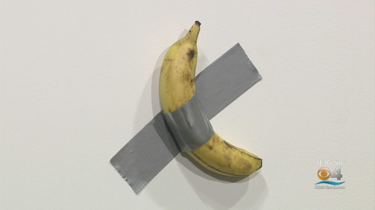 Banana Duct Taped To Wall Selling For $120K At Art Basel