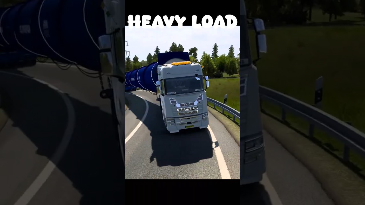 ETS2 Scania 730S Mega Load | Extreme Heavy Cargo Transport