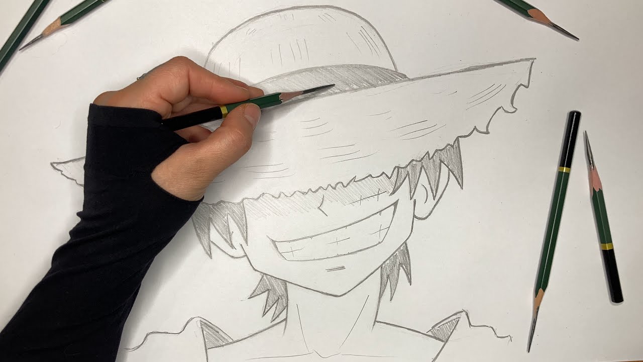 How to draw Luffy | One Piece | Luffy Easy Step by step