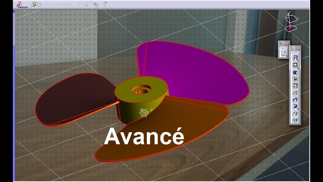 Catia v5 pièce avancé /Très simple