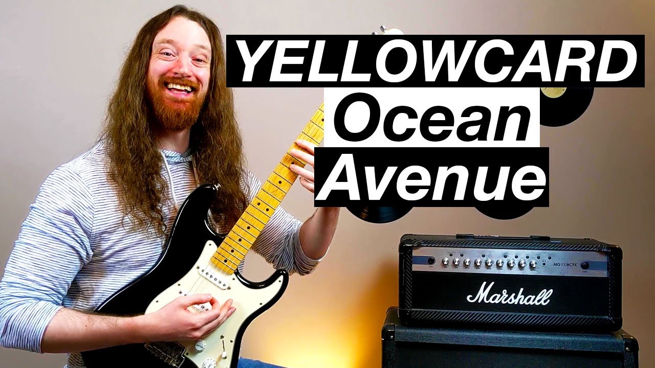 Ocean Avenue от Yellowcard — урок и обучение игре на гитаре
