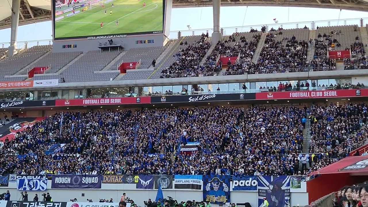인천유나이티드 응원 바이킹 박수, 짝짝짝짝 짝짝짝짝 인천! _ FC서울 vs 인천유나이티드 (20240310 K리그1 2라운드)