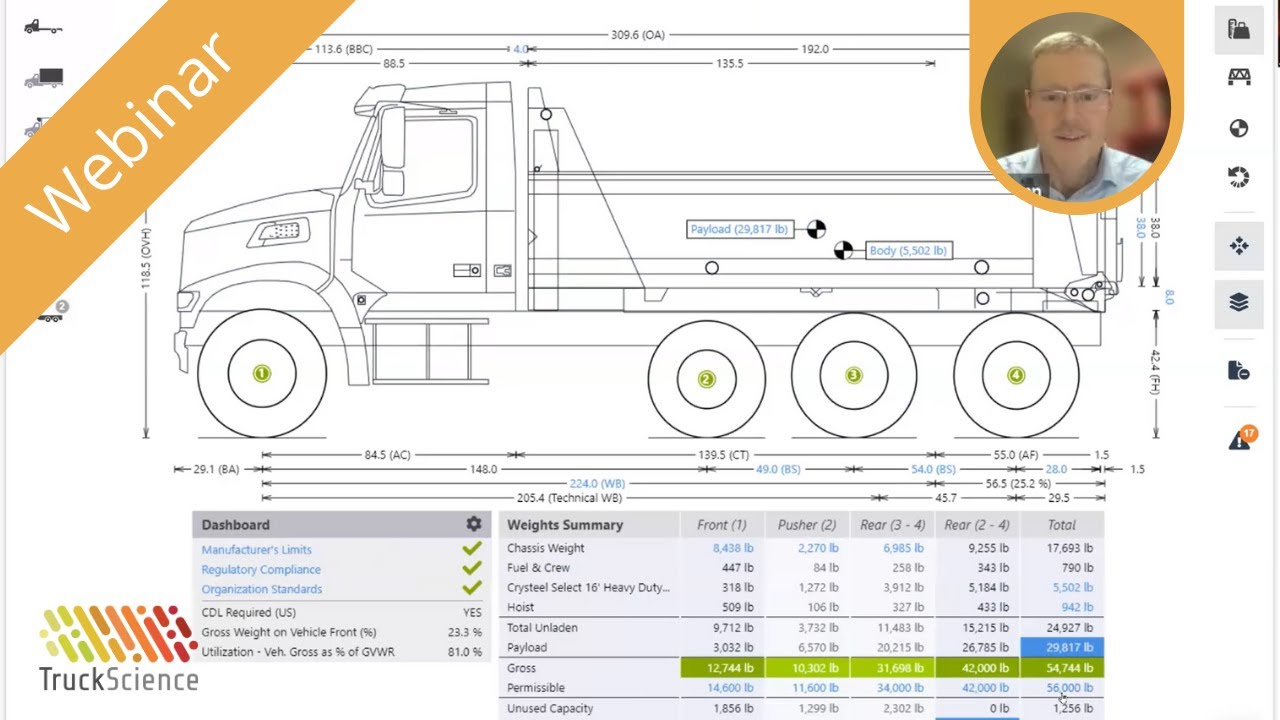 Truck Weight Analysis: Adding Lift Axles to Optimize Bridge Law Compliance