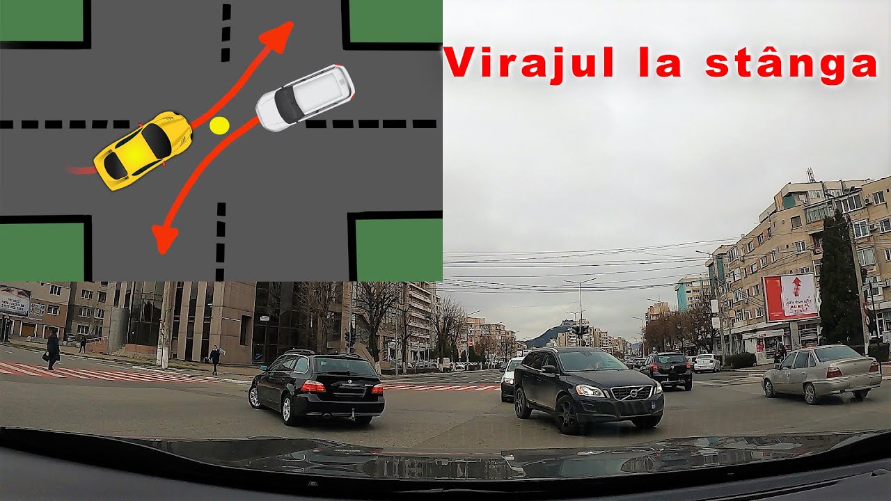 CUM SE VIREAZA CORECT LA STANGA | Centrul imaginar al intersectiei